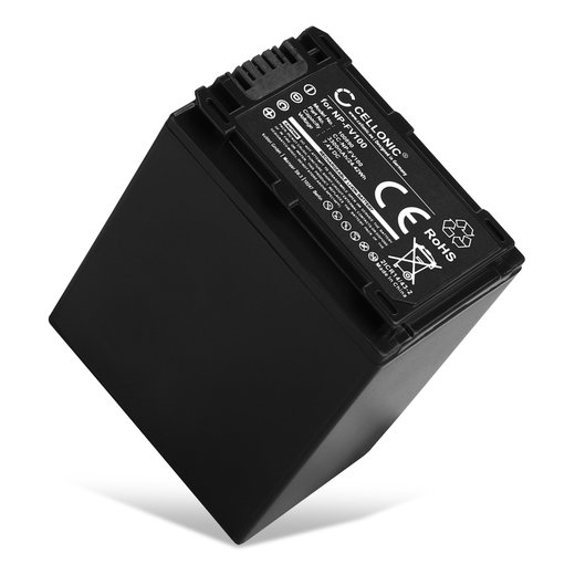7.2 V Sony NP-FV50, NP-FV70 vervangende batterij voor Sony FDR-AX33, FDR-AX100, FDR-AX700, PXW-X70, HDR-CX625, HXR-NX80 video camera - 3300mAh accu camcorder