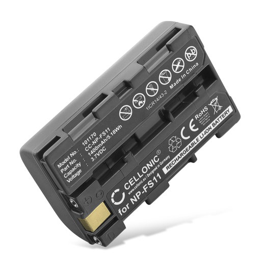 NP-FS11 Ersatz Akku für Sony CCD-CR1 Ruvi Cyber-shot DSC-F505 F55 DSC-P1 P20 P30 P50 DCR-PC1 PC2 PC3 PC4 PC5 DCR-TRV1VE - Kamera Ersatzakku - Kameraakku 1400mAh, Batterie