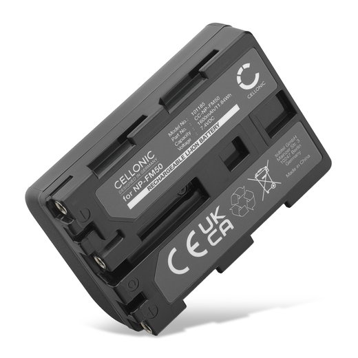 Akku kameraan Sony F828 F717 R1 S85 TRV118 SR1 GV-D1000, NPFM30 NPQM71 NPQM91 - NP-FM50 (1600mAh, 7.4V) tuotemerkiltä CELLONIC