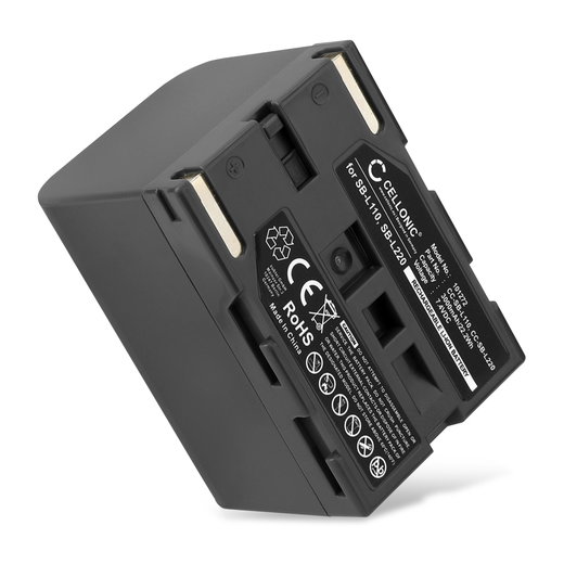 SB-L110 SB-L220 SB-LS110 Batteri för Samsung VP-D101 -D303 -D301 VP-D80 VP-D70 VP-D55 VP-D31 VP-D20 -D21 VP-D10 SC-D23 Medion MD9090, 3000mAh Kamera-ersättningsbatteri med lång batteritid