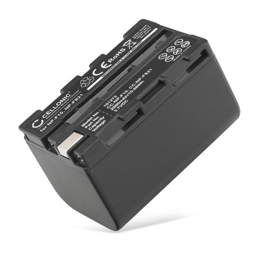Batteria per Sony DCR-PC1 DCR-PC2 DCR-PC3 DCR-PC4 DCR-PC5 DCR-TRV1VE DCR-PC1E NP-F10, -F20, NP-FS21, -FS33 (2800mAh, 3.7V) marca CELLONIC