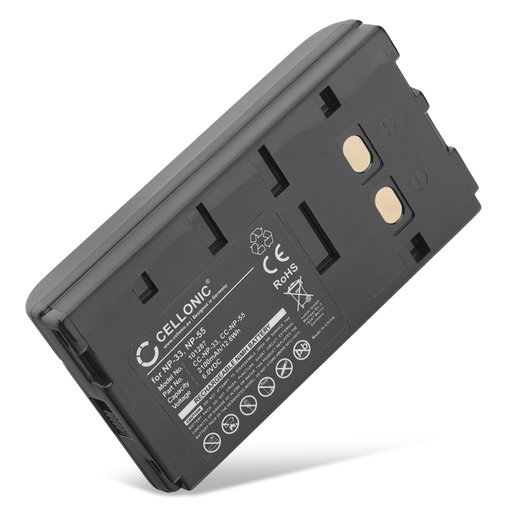 Batteria per Sony M9, 380, TR2000, EB55, V900, V90, V5000, TR55, FX300, TR350, NP33, NP55 2100mAh da CELLONIC