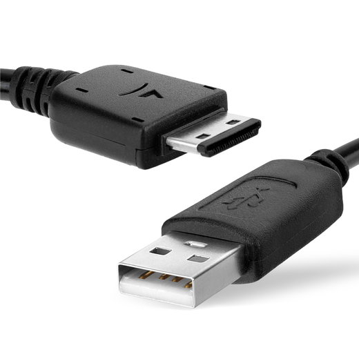 18 Pin Connector Kabel für Samsung GT-S5230, GT-B2100, GT-E1200, GT-E1190, GT-E1150, SGH-F480 Handy Ladekabel - 1m PVC schwarz - Datenkabel für Smartphone