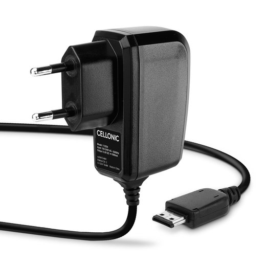 Caricabatteria per Samsung GT-S5230, GT-B210, GT-E1200, GT-E1190, GT-E1150, SGH-J700, SGH-F480, SGH-P250, 5W 1A / 1000mA Caricatore 1.1m con spina europea