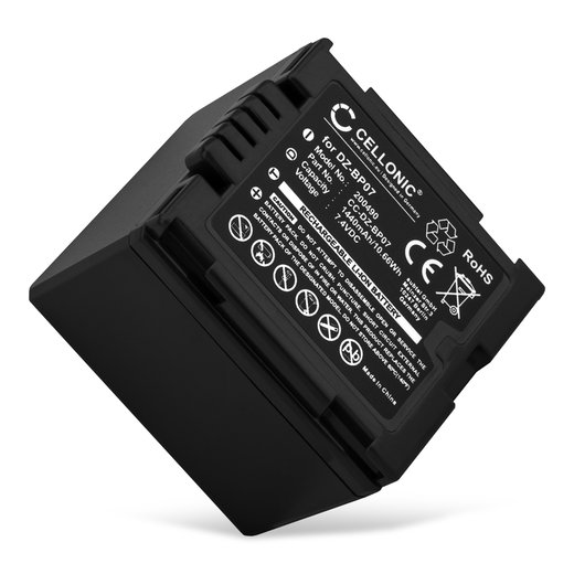 Batterie pour Hitachi DZ-BX35 DZ-BX37 DZ-GX20 DZ-GX25 DZ-GX3100 DZ-MV550 DZ-GX20 DZ-BP14 (1440mAh, 7.4V) de CELLONIC