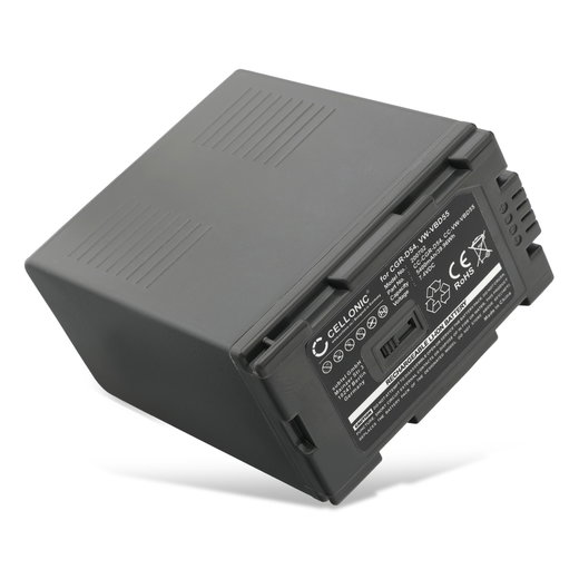 1x Akku für Panasonic NV-GX7, AG-AC90, NV-EX3, HDC-Z10000, NV-DS38, NV-RX11, NV-EX1, NV-DA1, NV-DS1, NV-DS11, NV-DS15, NV-DS150, NV-DS20, NV-DS25, NV-DS27, NV-DS29, NV-DS3, NV-DS30, NV-DS33, NV-DS35 CGR-D54s (5400mAh, 7.4V) von CELLONIC