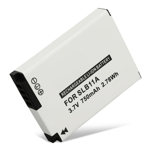EA-SLB11A, SLB11A, SLB-11A Ersatz Akku für Samsung WB100 WB5000 WB550 WB600 WB2000 EX1 PL50 PL55 PL65 L200 L100 ES60 ES55 ST1000 - Kamera Ersatzakku SLB-11A - Kameraakku 750mAh, Batterie