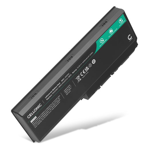 Batteri för Toshiba Satellite P300, P300D, 350, 350D, P200, P200D, Satego X200, Equium L350, PA3536U, PA3537U 10.8V 4400mAh från CELLONIC