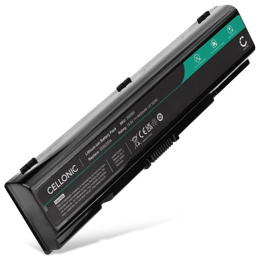 Batería Toshiba para ordenador portátil Toshiba Satellite Pro L300, L300D, A300, A300D, L500, L500D, Satellite L300, L300D, A200, Toshiba PA3534U 4400mAh 10.8V  de CELLONIC