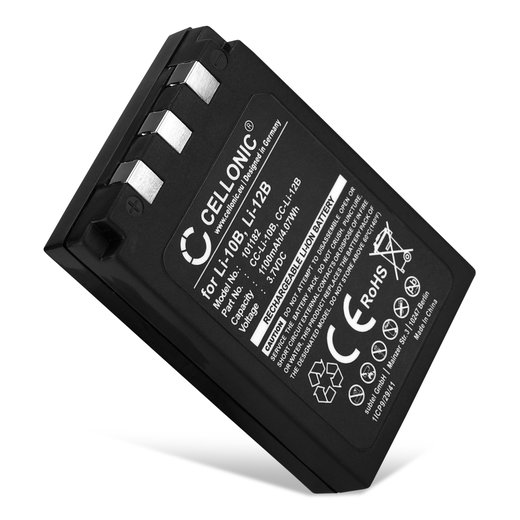 DB-L10 accu voor Sanyo Xact DSC-J1 DSC-AZ3 DSC-J2 DSC-MZ3 VPC-AZ3 VPC-J1 VPC-J2 Xacti VPC-MZ3 - 1100mAh DB-L10 vervangende accu voor camera
