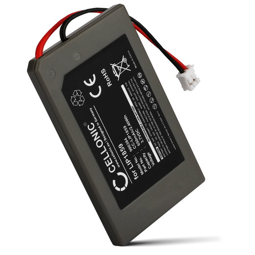 Batterij compatibel met Sony PlayStation 3 SIXAXIS Controller (PS3 SIXAXIS CECHZC1E,CECHZC1H,CECHZC1J,CECHZC1U) - LIP1859,LIP1472 650mAh vervangende accu reservebatterij extra energie