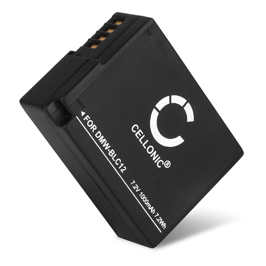 1x Batteri till Panasonic Lumix DC-FZ1000 II, DC-G90, DC-G91 DMW-BLC12 DMW-BLC12E (1000mAh, 7.4V) från CELLONIC