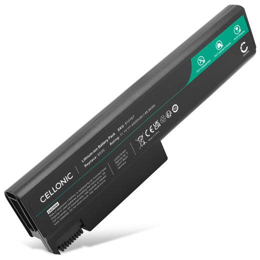 Batteria per portatile HP EliteBook 8440p, 6550B, 6470b, 6930p, ProBook 6550b, Business Notebook 6530, Compaq 6735b, HP TD06 ricambio per laptop 4400mAh 11.1V 