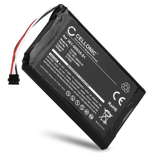 Batteria CELLONIC 361-00035-01 per navigatore GPS Garmin Drive Assist 51, 50 / Nüvi 2557LMT, 2595LMT, 2597LMT Affidabile ricambio 930mAh compatibile al 100%