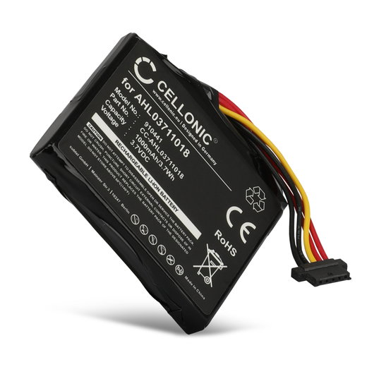 Batterie AHL03711018 VF1C 4CQ02 1000mAh pour TomTom GO LIVE 1000 Europe, GO LIVE 1005 Europe -