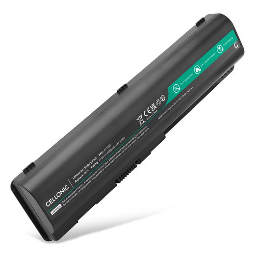 Batteri för HP Pavilion dv6-1000, dv5-1000, dv4-1000, G60, EV12, EV03, Presario CQ61, CQ60 10.8V 4400mAh från CELLONIC