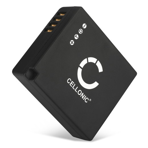 Batterij voor Panasonic Lumix DMC-LX100, DC-GX9, DMC-GX80, DMC-GF6, DMC-GX7, DMC-TZ80, DMW-BLG10 DMW-BLE9 BP-DC15 (730mAh, 7.4V) van CELLONIC
