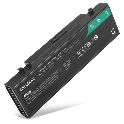 Batería Samsung para ordenador portátil Samsung M60, P50 Pro, E172, Q70, NP-Q70, R39, R39 Plus, NP-R39, R620, NP-R620E, R510, R510, NP-R510, R420, AA-PB2NC6B 6600mAh 11.1V  de CELLONIC