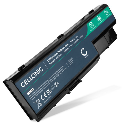 Batería Acer para ordenador portátil Acer Aspire 8930G, 8920G, 8920, 7738G, 5920, Packard Bell EasyNote LJ65, LJ75, LJ71, eMachines E520, eMachines E510, Acer AS07B31 4400mAh 11.1V  de CELLONIC