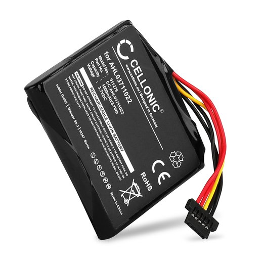 1x Akku navigaattoriin TomTom GO Live 820/825 Europe, 4EH45, 4EH52, 4EH51, 4EJ41, 4EJ51, 4ER41, 4ER51, 4ER5, Go Live Top Gear, Go 1530, VF6M (1000mAh, 3.7V) tuotemerkiltä CELLONIC