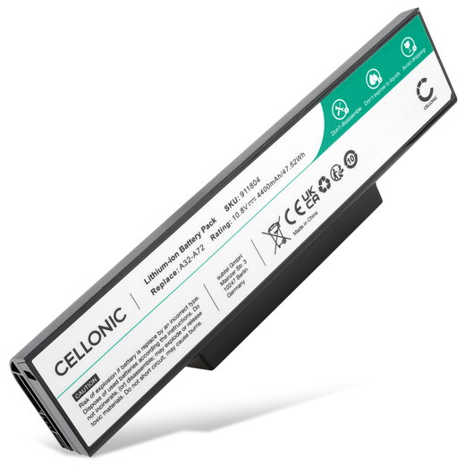 Batteria per portatile ASUS X72D, K73E, X73S, X72J, X73B, N73S, N73, N73SV, A73S, K73S, K72F,A72J, A32-K72 ricambio per laptop 4400mAh 10.8V 