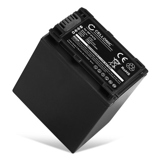 Batterie 2200mAh pour appareil photo Sony DCR-PJ5, DEV, FDR, HDR, NEX - Remplacement modèle NP-FV90 NP-FV90