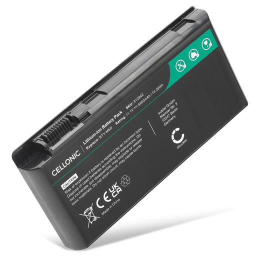 Batterie pour Medion Erazer X7817, X6819, X6811, X6813, X7813, X7815, X6817, X6821, X7833, 40034711 11.1V 6600mAh de CELLONIC