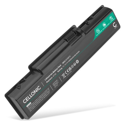 Akku tietokoneeseen Packard Bell EasyNote TJ65, TJ66, TJ75, TJ71, TJ76, TH36, TJ68, TH36, TJ68, TJ72 10.8V - 11.1V 4400mAh tuotemerkiltä CELLONIC