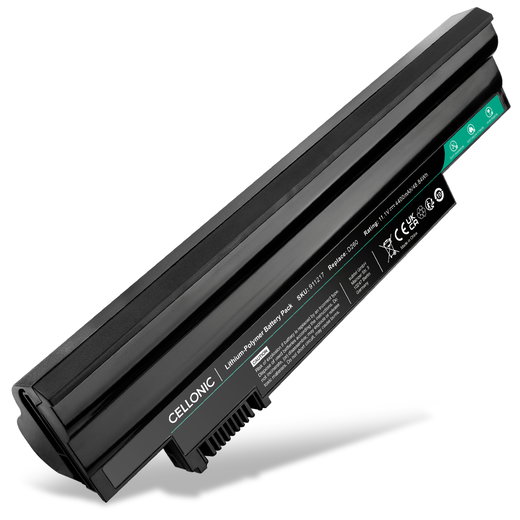 Batteria per portatile Packard Bell dot SE, dot SE2, dot SE3, dot S-C, AL10A31, AL10B31 ricambio per laptop 4400mAh 11.1V 