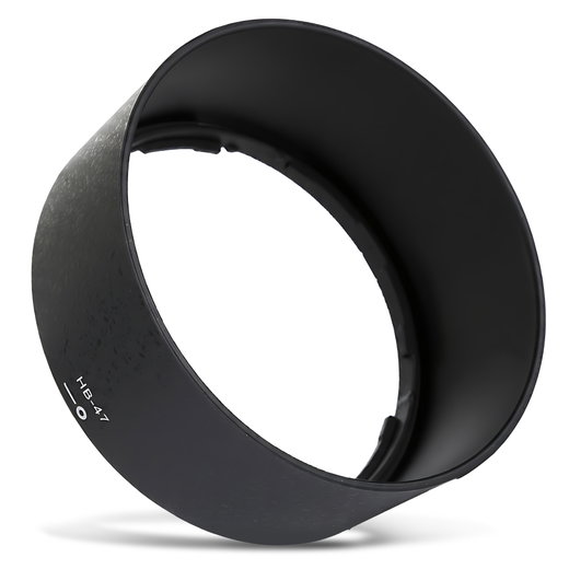 HB-47 Camera Zonnekap voor Nikon AF-S Nikkor 50mm f/1.4G, 50mm f/1.8G – Plastic bajonet Rond Zonnekap van CELLONIC
