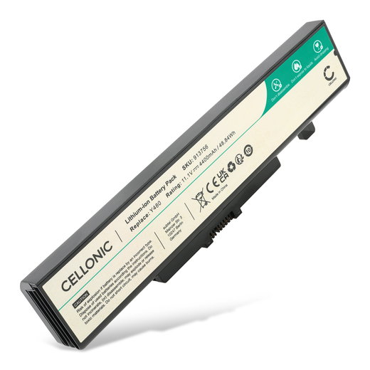 1x Batteri för Lenovo IdeaPad Z585A, Z580A, G580, G510, ThinkPad Edge E540, Edge E430, Thinkpad E540, G510 11.1V 4400mAh från CELLONIC