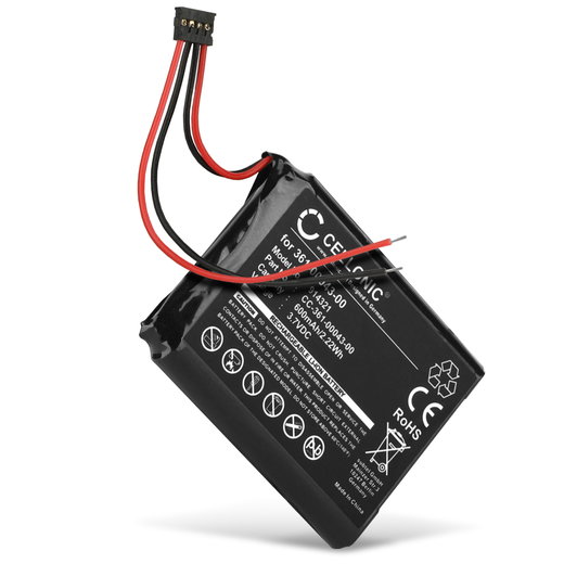 Batteria CELLONIC 361-0043-00 361-0043-01 per Garmin Edge 820, 520, 500, 205, 200 / Edge Explore 820 Affidabile ricambio da 600mAh per garmin 820 compatibile al 100%