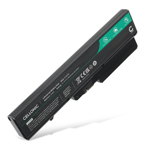 Batteri för Lenovo B470, B475, B550, B570, B575, G460, G465, G470, G475, G560, G565, G570 10.8V - 11.1V 4400mAh från CELLONIC