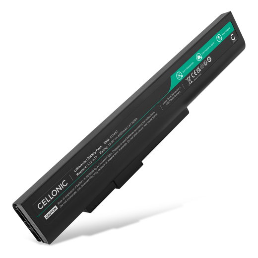 Batteria per portatile Medion Akoya P6634, P6637, P7816, P7621, P6815, E7221, Erazer X6815, X6816, FPCBP344 ricambio per laptop 4400mAh 10.8V 