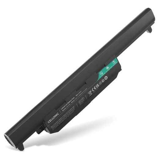1x Batteria per portatile ASUS K55, K55VD, X75V, F75A, F75 series, A55V, X55A, X75A, Pro45 series, K55A, K55V, K55VS, R700V, ASUS A32-K55, 0B110-00050800, A42-K55 ricambio per laptop 4400mAh 11.1V 