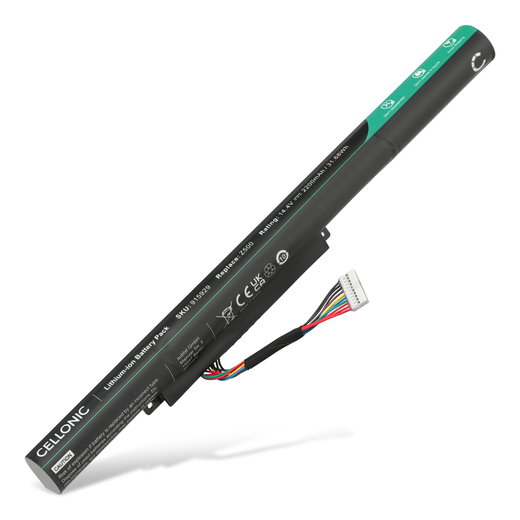 Batterie pour Lenovo IdeaPad Z500, Z510, Z500 Touch, Z400, Z410, Lenovo L12S4K01, L12M4F02 14.4V 2200mAh de CELLONIC
