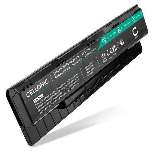 Batteri för ASUS N76V, N56VZ, N56V, N76, N56, G56JR, N76VB, N56VM, A32-N56 10.8V 4400mAh från CELLONIC