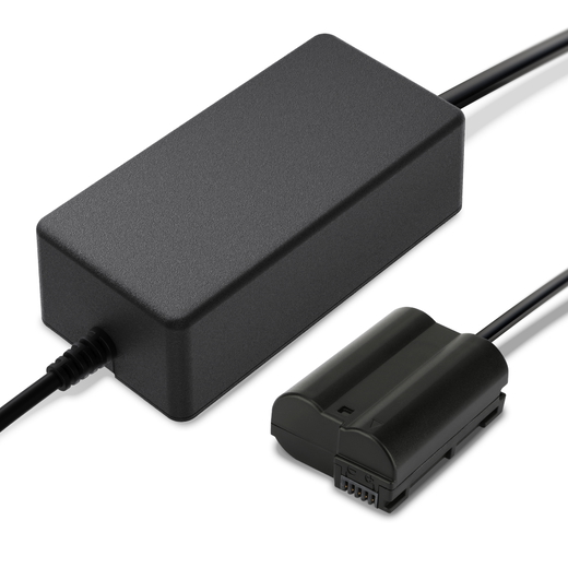 Nätadapter + Dummybatteri EN-EL15 för Nikon 1 V1; D850; D7500; D7000; D500; D750; D800 från CELLONIC