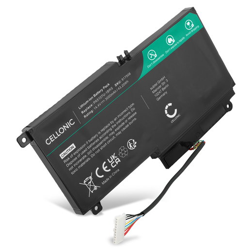 Batteri för Toshiba Satellite L50-A, L50-A, L55-A, L50T-A, P50-A, P50, L50DT-A, S50-A, P50-B, S50DT-A, S50T-A, L50D-A, PA5107U-1BRS, P000573230 14.4V 3000mAh från CELLONIC