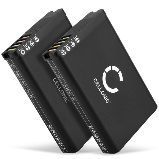 2x Batterie di ricambio 361-00053-04, 010-11654-03 361-00053-00 per Garmin garmin atemos 100 garmin virb elite garmin montana 600 capacità 2200mAh CELLONIC