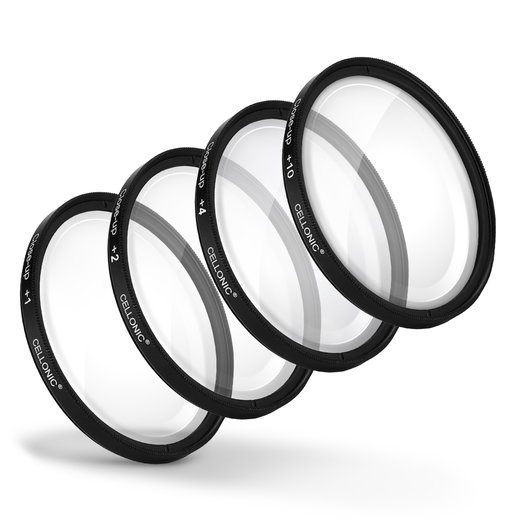 4x Filtri ravvicinati Macro per Ø 52mm Filtri Close-Up