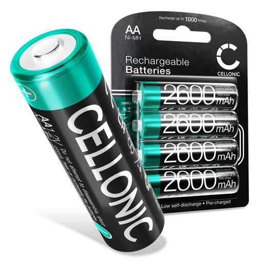 4x Batterie pour Nikon 5600, 3100, 3200, B500, L820, L830, L340, L120, L110, L810, L310, NI-MH2 4x 2600mAh AA de CELLONIC 