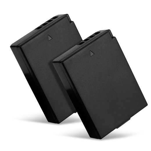 2x Batterie compatibili LP-E10 per Canon EOS 1100D 1200D 1300D EOS 1D X EOS 2000D EOS 4000D EOS Kiss X50 Kiss X70 Kiss X80 EOS Rebel T3 Rebel T5 Rebel T6 Affidabile ricambio da 1020mAh marcate CELLONIC