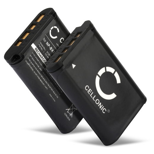 2x NP-BX1 Battery for Sony RX100 III IV V FDR-X3000 DSC-RX100 DSC-HX60 -HX400V -HX350 HX90V HX80 DSC-H400 DSC-WX500 -WX350 1090mAh Camera Battery Replacement NP-BX1
