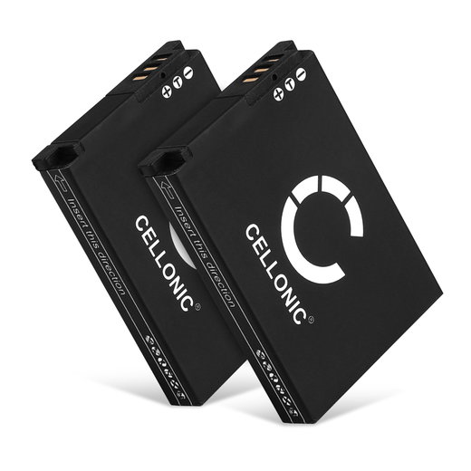 2x SLB-10 accu voor Toshiba Camileo X-SPORTS - 1050mAh SLB-10 vervangende accu voor camera