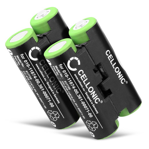 2x Batteria CELLONIC 010-11874-00,361-00071-00 per navigatore GPS Garmin Striker 4 Oregon 600 600t, 650 650t 700 750 750t GPSMAP 64s Alpha 50 Atemos 50 Astro 430 320 Affidabile ricambio 2000mAh compatibile al 100%
