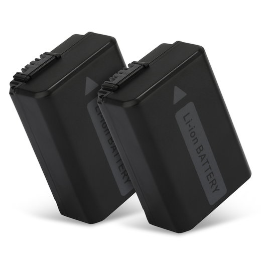 2x Akku kameraan Sony Alpha 6000, A6000, Alpha 6400, Alpha 7, Alpha 5100, A6100, RX10 IV, NP-FW50 - NP-FW50 (1030mAh, 7.4V) tuotemerkiltä CELLONIC