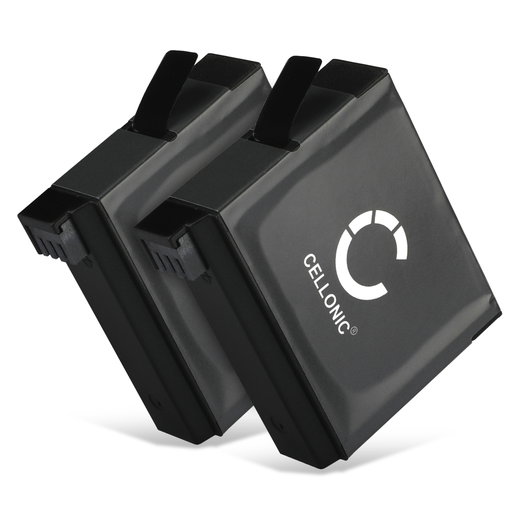 2x AHDBT-401,335-06532-000 Ersatz Akku für GoPro Hero4, Hero 4 black edition, Hero 4 silver edition, Hero 4+ (Hero 4 Plus) - Kamera Ersatzakku AHDBT-401 - Kameraakku 1160mAh, Batterie