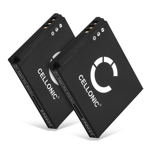 2x NB-4L Ersatz Akku für Canon Legria Vixia Mini Digital IXUS 220 HS 60 70 75 80 IS 100 115 130 230 255 Elph 330 HS 300 100 SD750 - Kamera Ersatzakku - Kameraakku 850mAh, Batterie