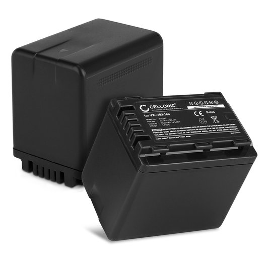 Pack de 2 batteries 4040mAh pour appareil photo Panasonic HC-V777 -V160 -V270 - Remplacement modèle VW-VBT190 VBT380 VBK180